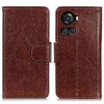 For OnePlus Ace / 10R Nappa Texture Horizontal Flip Leather Phone Case(Brown)