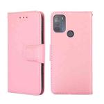 For Motorola Moto G50 Crystal Texture Leather Phone Case(Pink)