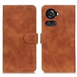 For OnePlus ACE/10R KHAZNEH Retro Texture Horizontal Flip Leather Phone Case(Brown)