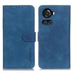 For OnePlus ACE/10R KHAZNEH Retro Texture Horizontal Flip Leather Phone Case(Blue)