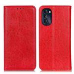 For Motorola Moto G 5G 2022 Magnetic Crazy Horse Texture Horizontal Flip Leather Phone Case(Red)