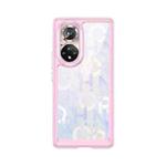 For Honor 50 Colorful Series Acrylic + TPU Phone Case(Pink)