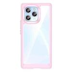 For Honor 60 SE Colorful Series Acrylic + TPU Phone Case(Pink)