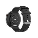 For Huami Amazfit 2/A1807 Steel Buckle Silicone Watch Band(Black)