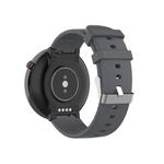 For Huami Amazfit 2/A1807 Steel Buckle Silicone Watch Band(Gray)