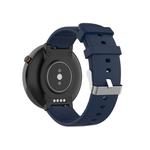 For Huami Amazfit 2/A1807 Steel Buckle Silicone Watch Band(Midnight Blue)