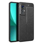 For Xiaomi 12 Lite Litchi Texture TPU Shockproof Case(Black)