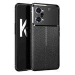 For OPPO K10 Pro Litchi Texture TPU Shockproof Case(Black)