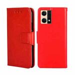 For OPPO Reno7 4G / F21 Pro 4G Crystal Texture Leather Phone Case(Red)