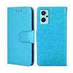 For OPPO Realme 9i / A36 4G / A96 4G / K10 4G / A76 4G Crystal Texture Leather Phone Case(Sky Blue)