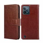 For OPPO Realme C31 Crystal Texture Leather Phone Case(Brown)