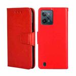 For OPPO Realme C31 Crystal Texture Leather Phone Case(Red)