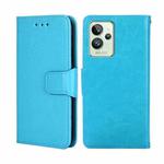 For OPPO Realme GT 2 Pro Crystal Texture Leather Phone Case(Blue)