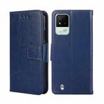 For OPPO Realme Narzo 50i Crystal Texture Leather Phone Case(Blue)