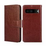 For Google Pixel 7 5G Crystal Texture Leather Phone Case(Brown)