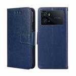 For vivo iQOO 9 Pro 5G Crystal Texture Leather Phone Case(Royal Blue)