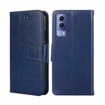 For vivo Y53S 5G / iQOO Z5X / T1X Crystal Texture Leather Phone Case(Royal Blue)