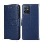 For vivo Y55 5G/Y75 5G Global/Y55 5G Global/Y33S 5G CN/T1 5G Glabal Crystal Texture Leather Phone Case(Royal Blue)