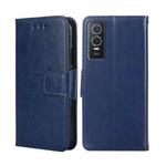 For vivo Y76S CN Version / Y74S Crystal Texture Leather Phone Case(Royal Blue)