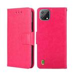 For Blackview A55 Crystal Texture Leather Phone Case(Rose Red)