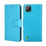 For Blackview A55 Crystal Texture Leather Phone Case(Sky Blue)