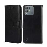 For Blackview A55 Pro Crystal Texture Leather Phone Case(Black)