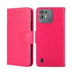 For Blackview A55 Pro Crystal Texture Leather Phone Case(Rose Red)