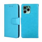 For Honor 60 SE Crystal Texture Leather Phone Case(Sky Blue)
