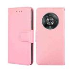 For Honor Magic4 Crystal Texture Leather Phone Case(Pink)