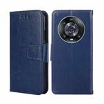 For Honor Magic4 Pro Crystal Texture Leather Phone Case(Royal Blue)