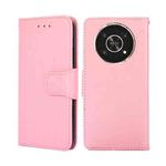 For Honor X30 5G Crystal Texture Leather Phone Case(Pink)
