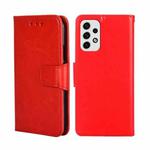 For Samsung Galaxy A23 5G Crystal Texture Leather Phone Case(Red)