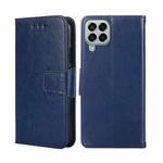For Samsung Galaxy M33 5G Crystal Texture Leather Phone Case(Royal Blue)