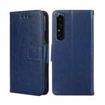 For Sony Xperia 1 IV Crystal Texture Leather Phone Case(Royal Blue)