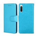 For Sony Xperia 10 IV Crystal Texture Leather Phone Case(Sky Blue)