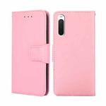 For Sony Xperia 10 IV Crystal Texture Leather Phone Case(Pink)