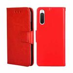 For Sony Xperia 10 IV Crystal Texture Leather Phone Case(Red)