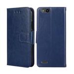 For ZTE Tempo X Crystal Texture Leather Phone Case(Royal Blue)
