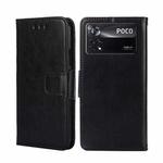 For Xiaomi Poco X4 Pro 5G Crystal Texture Leather Phone Case(Black)