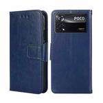 For Xiaomi Poco X4 Pro 5G Crystal Texture Leather Phone Case(Royal Blue)