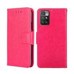 For Xiaomi Redmi 10 Crystal Texture Leather Phone Case(Rose Red)