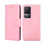 For Xiaomi Redmi K50 / K50 Pro Crystal Texture Leather Phone Case(Pink)