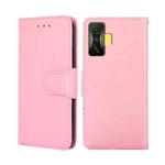 For Xiaomi Redmi K50 Gaming Crystal Texture Leather Phone Case(Pink)