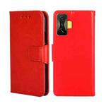 For Xiaomi Redmi K50 Gaming Crystal Texture Leather Phone Case(Red)