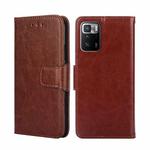 For Xiaomi Redmi Note 10 Pro 5G CN Version Crystal Texture Leather Phone Case(Brown)