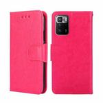 For Xiaomi Redmi Note 10 Pro 5G CN Version Crystal Texture Leather Phone Case(Rose Red)