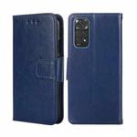 For Xiaomi Redmi Note 11 4G Global/11S Crystal Texture Leather Phone Case(Royal Blue)