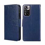 For Xiaomi Redmi Note 11 Pro 5G/11 Pro+ 5G Crystal Texture Leather Phone Case(Royal Blue)