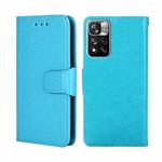 For Xiaomi Redmi Note 11 Pro 5G/11 Pro+ 5G Crystal Texture Leather Phone Case(Sky Blue)