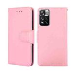 For Xiaomi Redmi Note 11 Pro 5G/11 Pro+ 5G Crystal Texture Leather Phone Case(Pink)